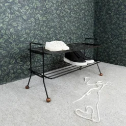 Maze Bill skohylla Svart-mörkbrun