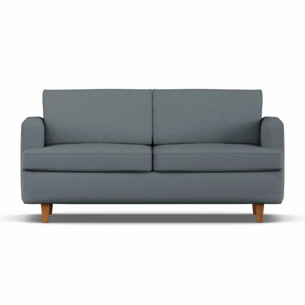 New 1898 Binga 2 5-sits bäddsoffa Same Blue 6678-mörkbetsad ask