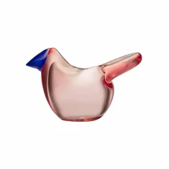 Outlet Iittala Birds by Toikka flugsnappare Laxrosa-blå