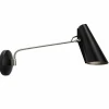 Northern Birdy vägglampa Black-steel