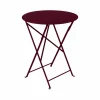 Fermob Bistro bord Ø60 cm Black cherry (vinröd)