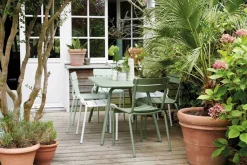 Fermob Bistro bord Ø117 cm + 4 stolar Cactus