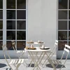 Hot Fermob Bistro bord Ø117 cm + 4 stolar Latte beige