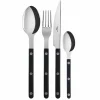 SABRE Paris Bistrot bestick shiny 24 delar Black