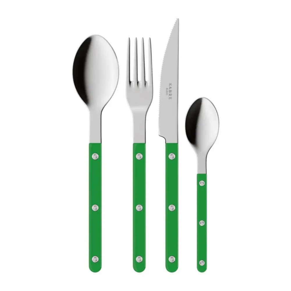 Hot SABRE Paris Bistrot solid bestickset 4 delar Garden green