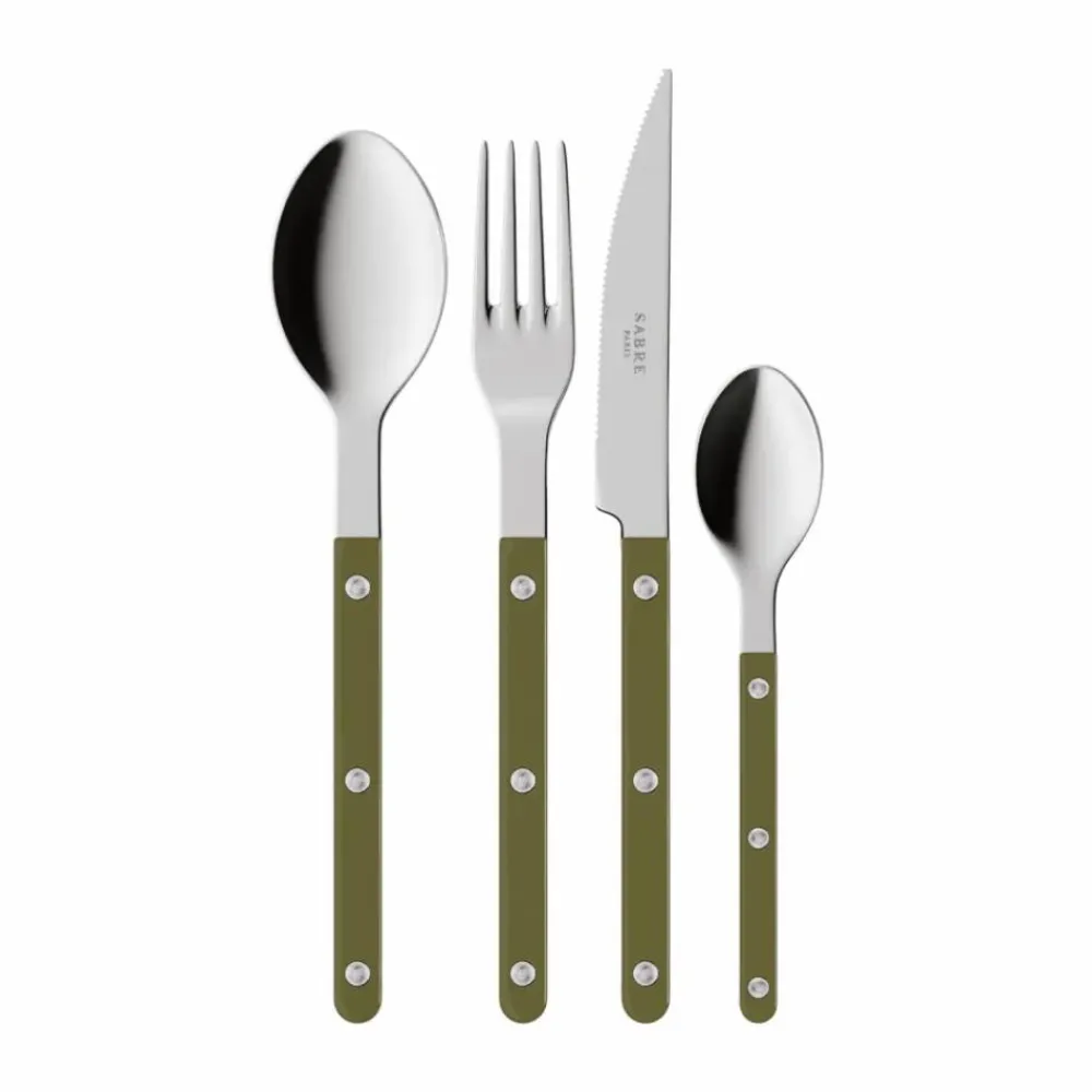 SABRE Paris Bistrot solid bestickset 4 delar Green fern