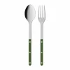 Discount SABRE Paris Bistrot solid serveringsbestick 2 delar Green