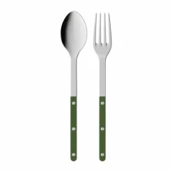Discount SABRE Paris Bistrot solid serveringsbestick 2 delar Green