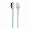 SABRE Paris Bistrot solid serveringsbestick 2 delar Pastel blue