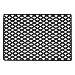 Dixie Black grid dörrmatta 45x75 cm