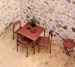 Cane-line Bliss matbord 81x81 cm Desert red