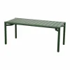 Cane-line Bliss soffbord/bänk Dark green 107x39x44 cm