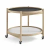 Sale Brdr. Krüger Bølling Tray Table model 60 rullbord base obehandlat ekstativ