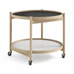 Sale Brdr. Krüger Bølling Tray Table model 60 rullbord base obehandlat ekstativ