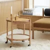 Best Brdr. Krüger Bølling Tray Table model 50 rullbord sunny oljat bokstativ