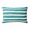 Chhatwal & Jonsson Block Stripe utomhuskudde 40x60 cm Heaven blue-off white