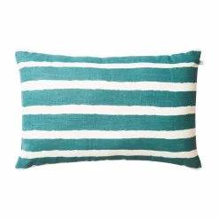 Chhatwal & Jonsson Block Stripe utomhuskudde 40x60 cm Heaven blue-off white