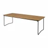 Discount Grythyttan Stålmöbler B31 matbord 230x92 cm Oljad ek-svart