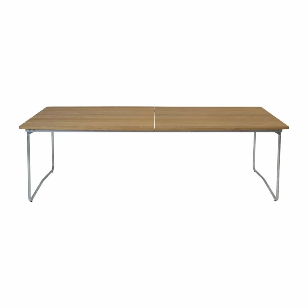 Grythyttan Stålmöbler B31 matbord 230x92 cm Oljad ek-varmförzinkad stativ