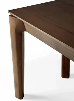 Ethnicraft Bok bänk Mörkbetsad teak 126 cm