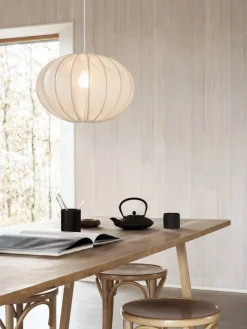 Watt & Veke Boll 40 linen lampskärm White