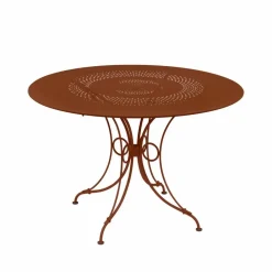 Fermob 1900 bord Ø117 cm Red ochre (röd)