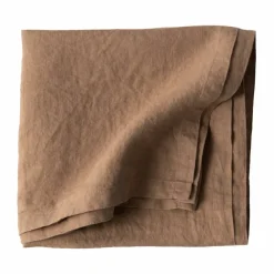 Tell Me More Bordsduk linne 175x175 cm Hazelnut