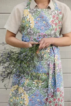 Almedahls Botanic Garden förkläde Multi-Blå