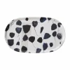 Hot Fine Little Day Bouquet bricka 33x55 cm Black-white