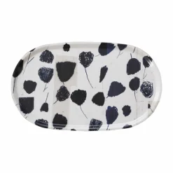 Hot Fine Little Day Bouquet bricka 33x55 cm Black-white
