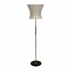Örsjö Belysning Bow golvlampa Rå mässing-cream white large 159 cm