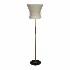 Best Örsjö Belysning Bow golvlampa Svart-cream white large 159 cm