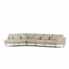 1898 Bredhult soffa Bern Beige 0341-svart stål 4-sits B2