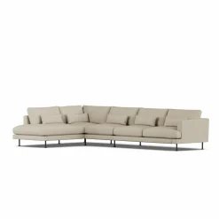 1898 Bredhult soffa Bern Beige 0341-svart stål 4-sits B2