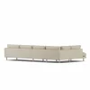 Clearance 1898 Bredhult soffa Bern Beige 0341-vitoljad ek 4-sits B2