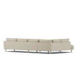 Clearance 1898 Bredhult soffa Bern Beige 0341-vitoljad ek 4-sits B2