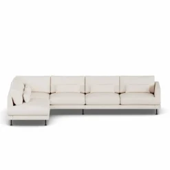 1898 Bredhult soffa Caleido Beige 9600-svart stål 4-sits B2