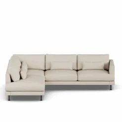 1898 Bredhult soffa Jump Beige 1956-svart stål 3-sits A2