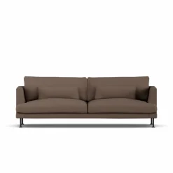 Online 1898 Bredhult soffa Jump Brown 1955-svart stål 3-sits