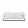Discount 1898 Bredhult soffa Jump Off White 1954-vitoljad ek 3-sits