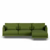 Sale 1898 Bredhult soffa Luiza Green 3975-vitoljad ek 2 5-sits C1