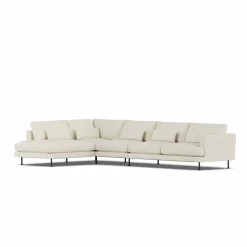 Sale 1898 Bredhult soffa Oslo Nature 1540-svart stål 4-sits B2
