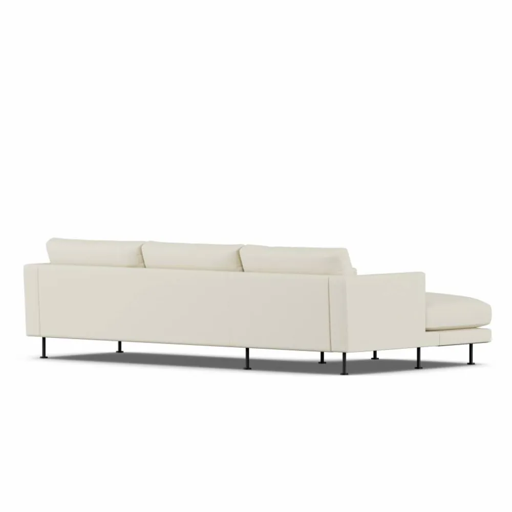 Discount 1898 Bredhult soffa Oslo Nature 1540-svart stål 2 5-sits C2