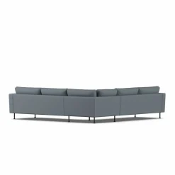 Online 1898 Bredhult soffa Same Blue 6678-svart stål hörnsoffa F