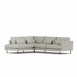 Hot 1898 Bredhult soffa Same Grey 6673-svart stål 3-sits A2