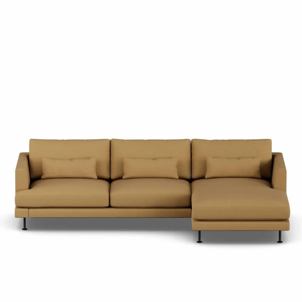 Hot 1898 Bredhult soffa Same Ochre 6676-svart stål 2 5-sits C1