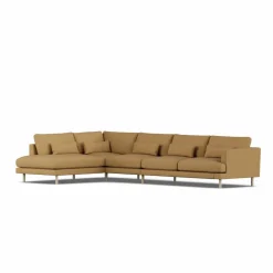Outlet 1898 Bredhult soffa Same Ochre 6676-vitoljad ek 4-sits B2