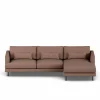 Clearance 1898 Bredhult soffa Same Rust 6675-svart stål 2 5-sits C1