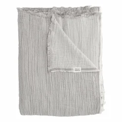 Scandi Living Breeze överkast 260x260cm Grå