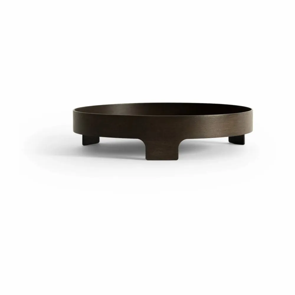Design House Stockholm Bridge bricka Mörk ek Ø42 cm